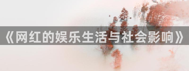 琳琅娱乐：《网红的娱乐生活与社会影响》